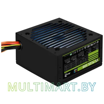 Блок питания AeroCool VX-500 Plus RGB 500W картинка 2